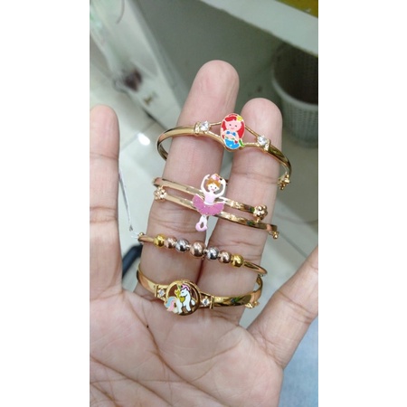 gelang emas anak kadar 375 - gelang emas anak - gelang emas 8k