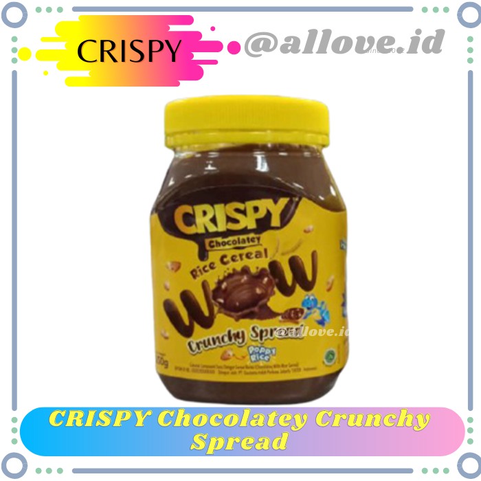 

Selai Coklat Crispy Chocolatey Crunchy Spread 350 gr