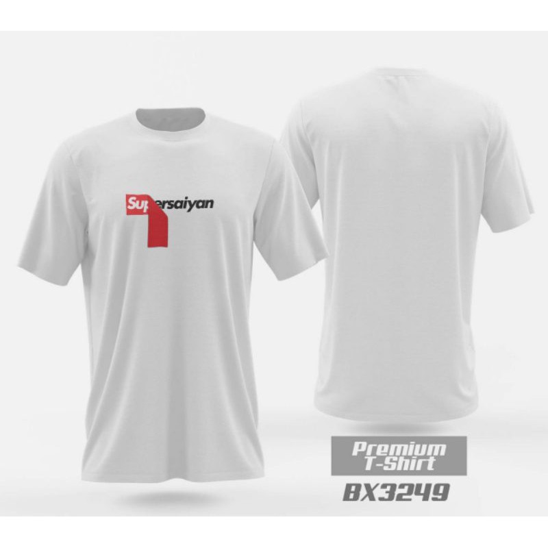 Kaos DRAGON BALL SUPERSAIYAN anime kartun komik Jepang putih BX3249 XS-XXL