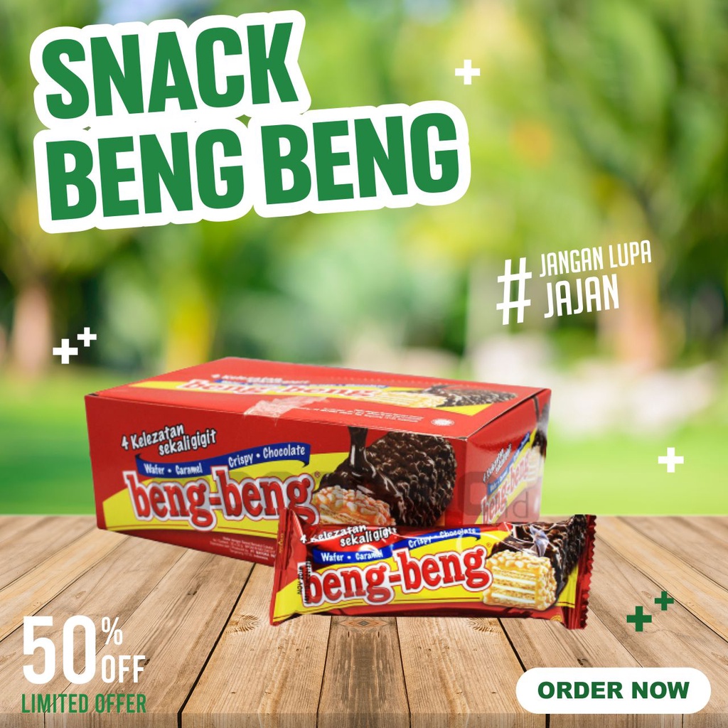 

Beng-beng 25 gram (BOX) | Snack | Beng Beng | Coklat Beng Beng | Beng Beng Mini | Beng Beng | Wafer