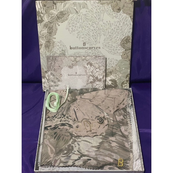 Buttonscarves The Farsha - Bone (Preloved)