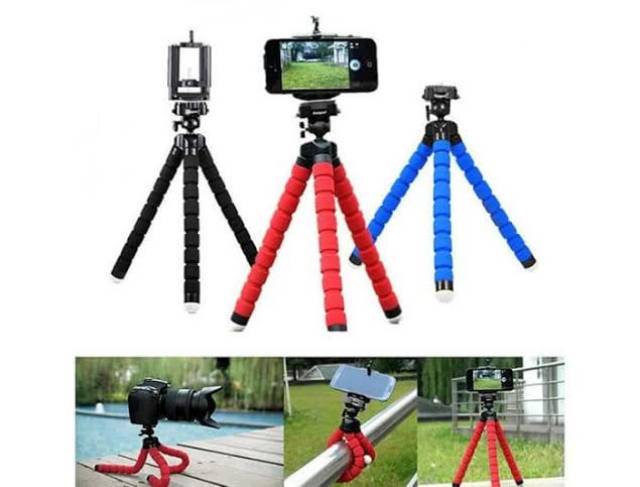 Tripod spider / gurita 360 holder HP untuk foto selfie &amp; VLOG multi guna