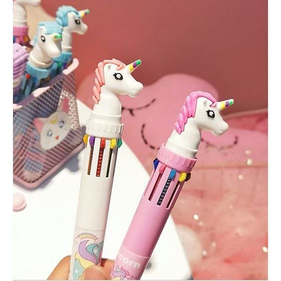 

SFT1440 Pena Ballpoint Unicorn 10 Warna Cantik