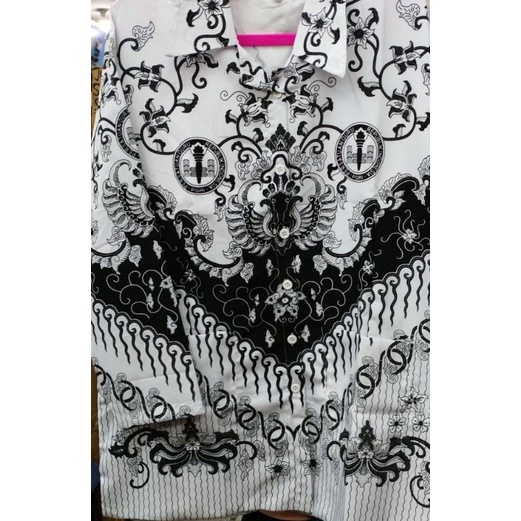 SRAGAM BATIK  PGRI KUSUMA BANGSA TERBARU FULL FURING