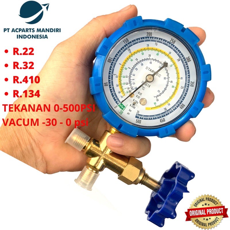 Manifold Single CT466LC/HC / meteran analiser Single ( manifold single non siglass )