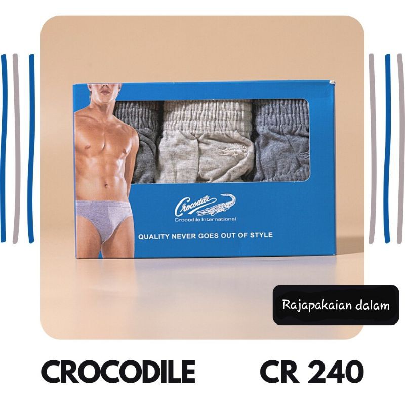 Celana dalam pria Crocodile 240 Harga 3 PCS