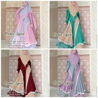 GDG SYARI  RANEE BUSANA  MUSLIM  BUSUI FREE HIJAB Shopee  