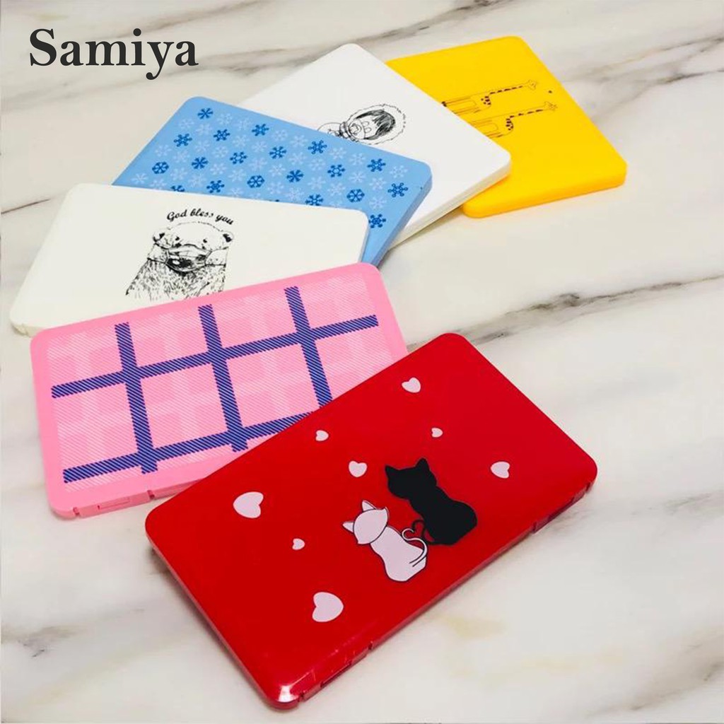 kotak box tempat penyimpan masker medis motif kartun / face mask disposable case storage box cartoon