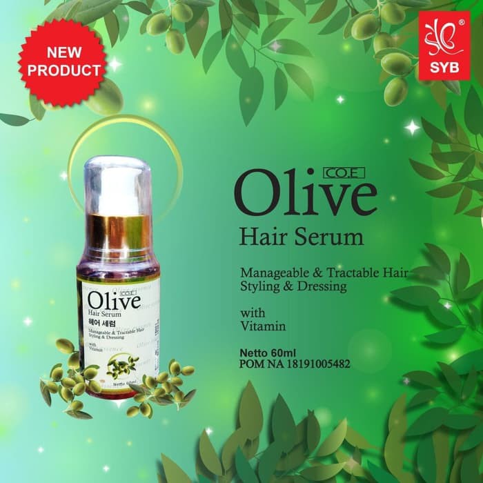 Serum Rambut Olive / SYB Hair Serum Olive by COE ORIGINAL BPOM