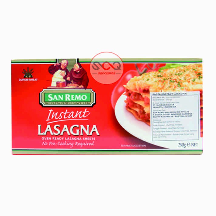 

Instant Lasagna San Remo 250Gr