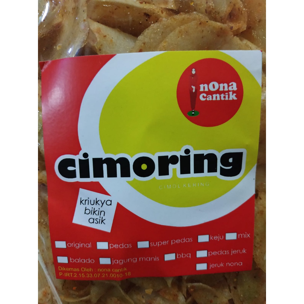 

CIMORING RENYAH / MOLRING PEDAS/ CIMOLRING /CIMOL KERING/ CEMILAN PEDAS / KERIPIK PEDAS khas wonosobo