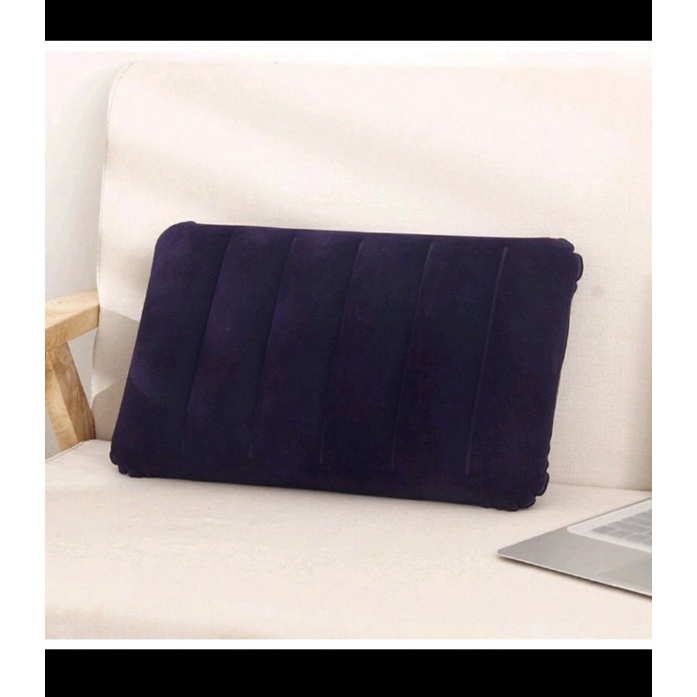 BANTAL TIUP SISIR BLUDRU VINLY PVC BESAR/PILLOW TRAVEL/BANTAL CAMPING