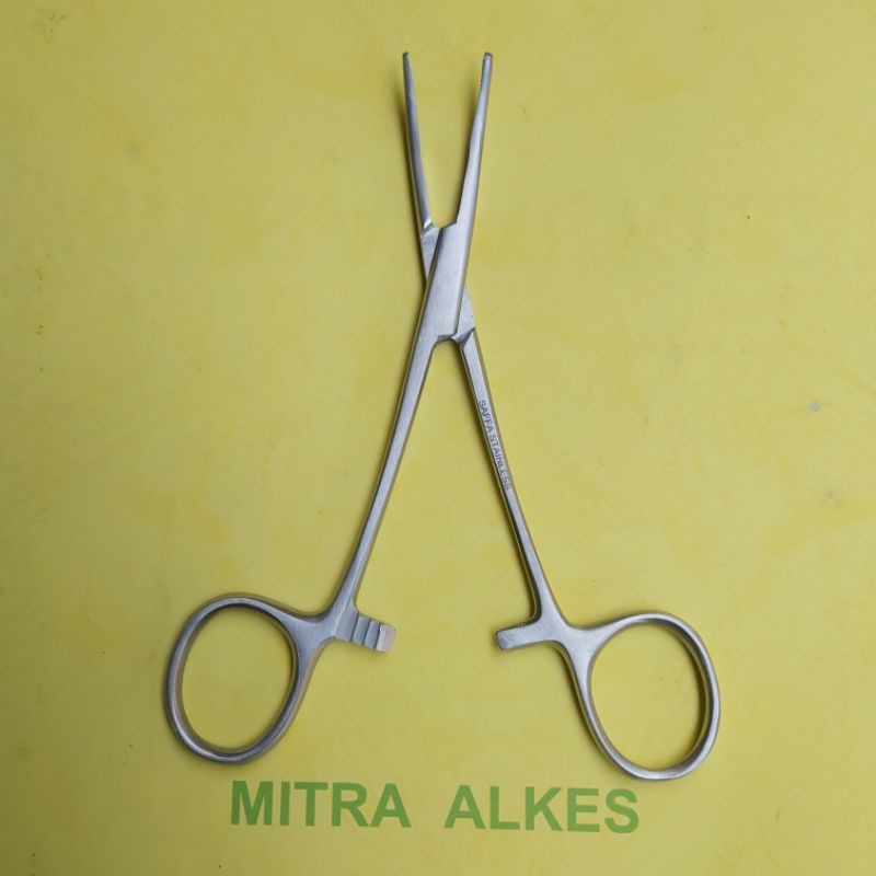 Klem Kelly Bengkok14 cm. Clamp KELLY Haemostatic Forceps Curved 14cm.