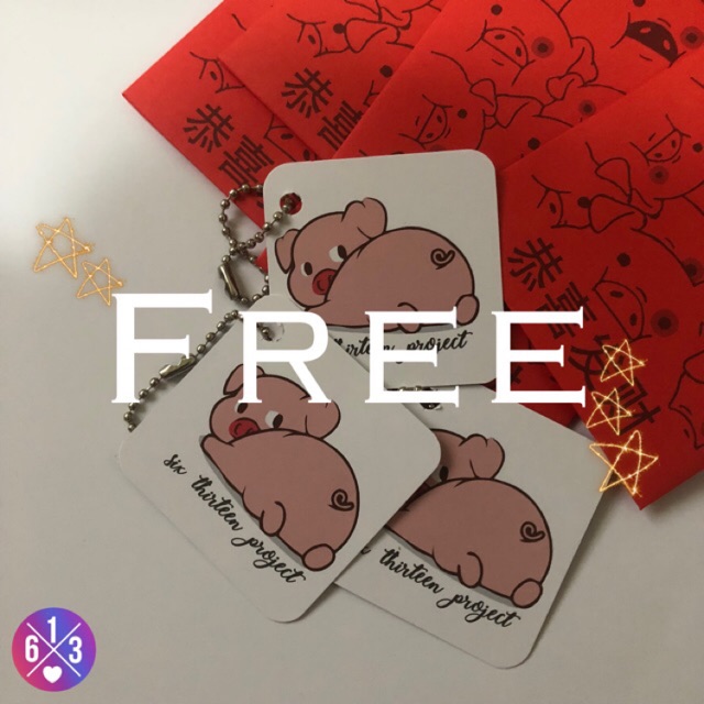 

FREE MEMOPAD untuk pembelian imlek CNY 2019 angpao babi
