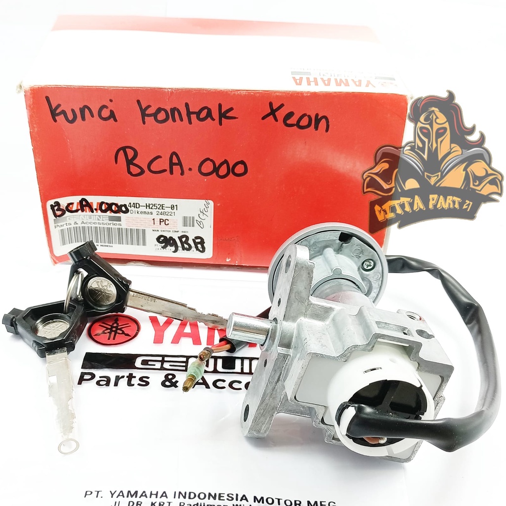 KUNCI KONTAK SET YAMAHA YGP 44D XEON KUALITAS ASLI ORIGINAL YAMAHA YGP PRESISI PAS TINGGAL PASANG AWET DAN DIJAMIN MANTAP / KUNCI XEON / KUNCI FINO FI / KUNCI X RIDE / KUNCI SOUL GT 125 / KUNCI JUPITER Z NEW / KUNCI JUPITER Z1 / KONTAK XEON / KONTAK FINO