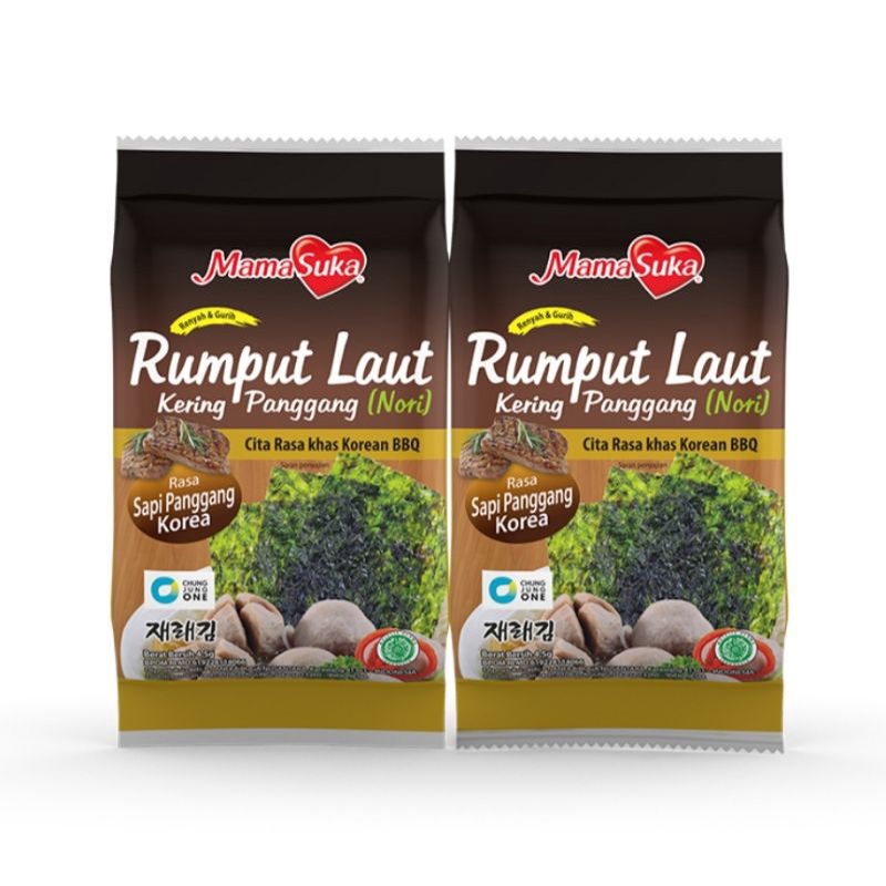 

RUMPUT LAUT MAMASUKA RASA SAPI PANGGANG (BBQ) (2×4.5 gr)