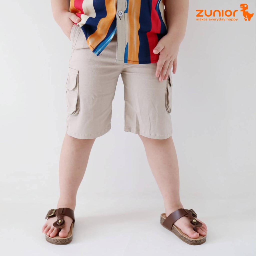 Celana PENDEK CARGO Anak by Zunior | DUO KRUCILS