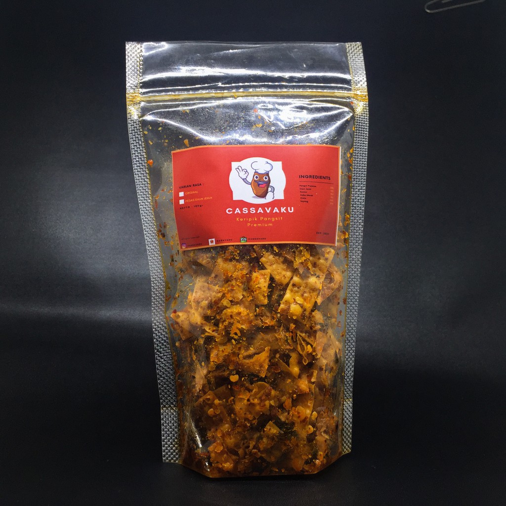 

Keripik Pangsit Premium Cassavaku 100gr