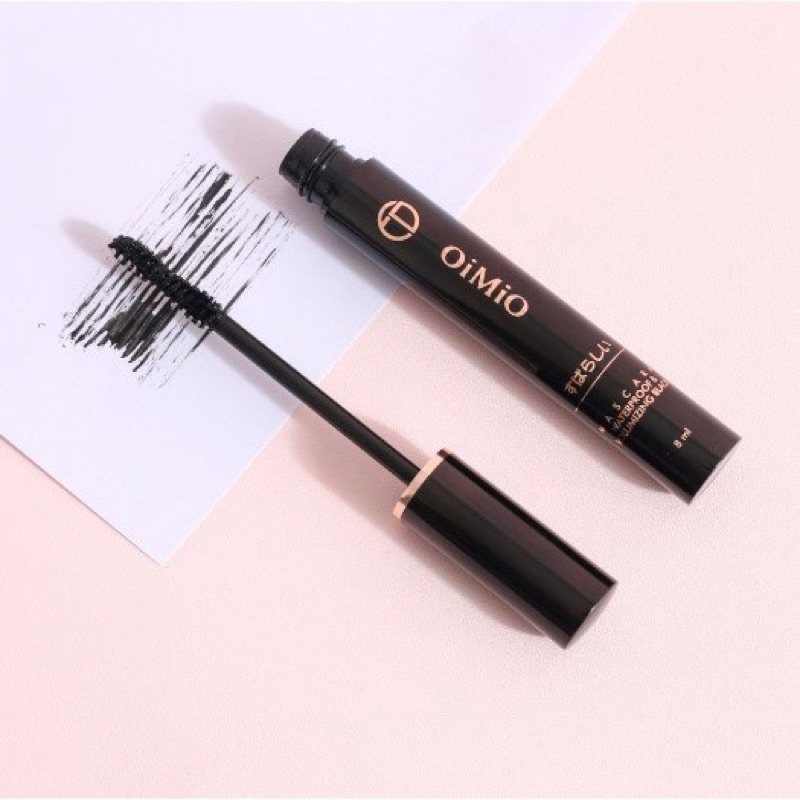 Oimio Mascara Maskara Waterproof Black Volume FREE Eyebrow