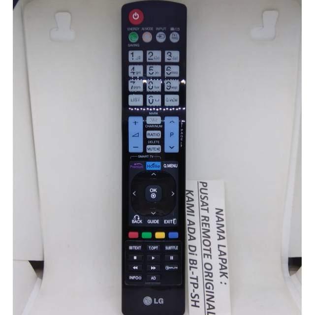 REMOTE REMOT SMART TV LG LED NON 3D ORIGINAL ASLI