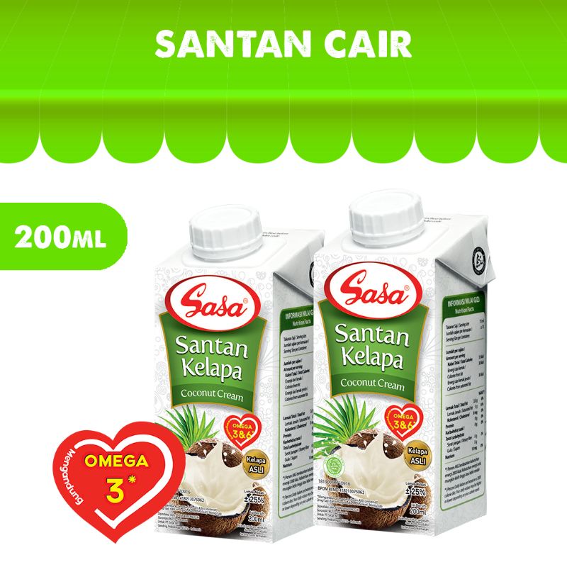 

sasa santan 200ml cair kotak eceran dan grosir