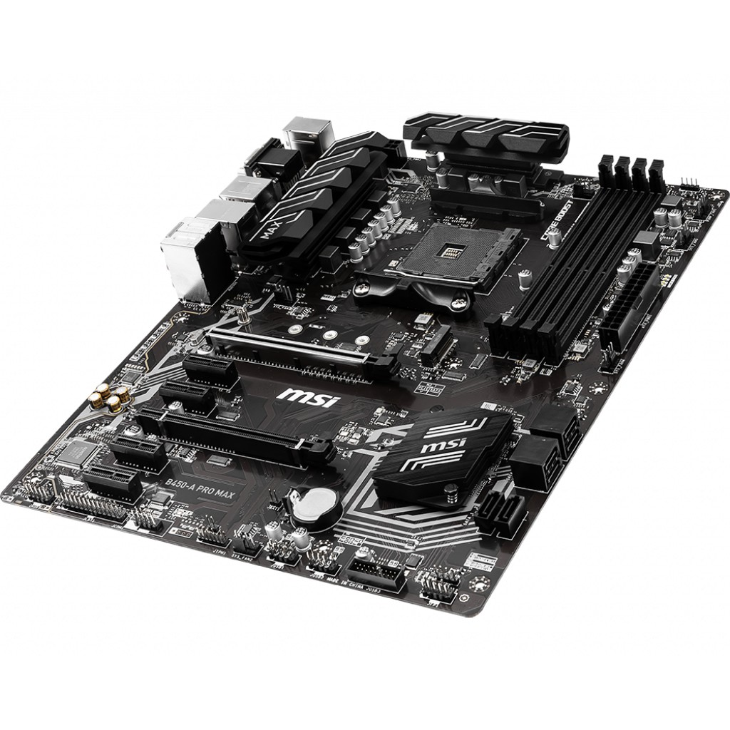 Motherboard MSI B450-A Pro MAX (AM4, AMD Promontory B450, DDR4, USB3.2, SATA3)