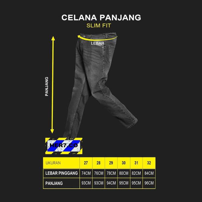 L79Y Celana Jeans Panjang Pensil Pria Celana Jeans Panjang Cowok Bbt6