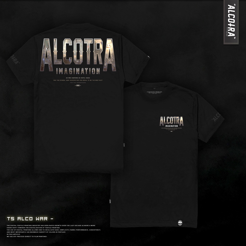 TS ALCO WAR // T-SHIRT ALCOTRA WAR FONT