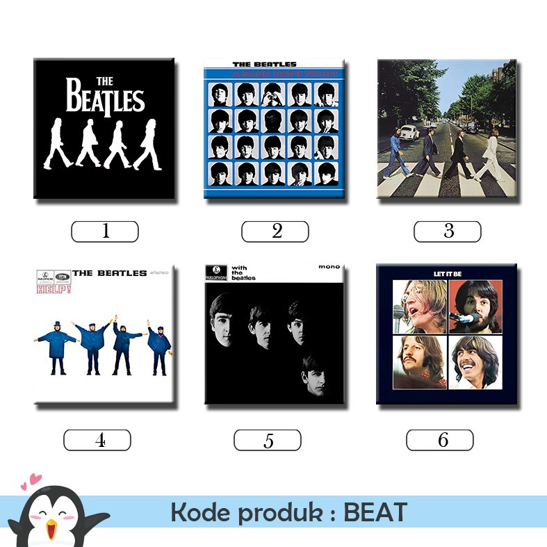 [DEKORASI] The Beatles album CD piringan hitam musik lagu pajangan hiasan dinding murah kayu