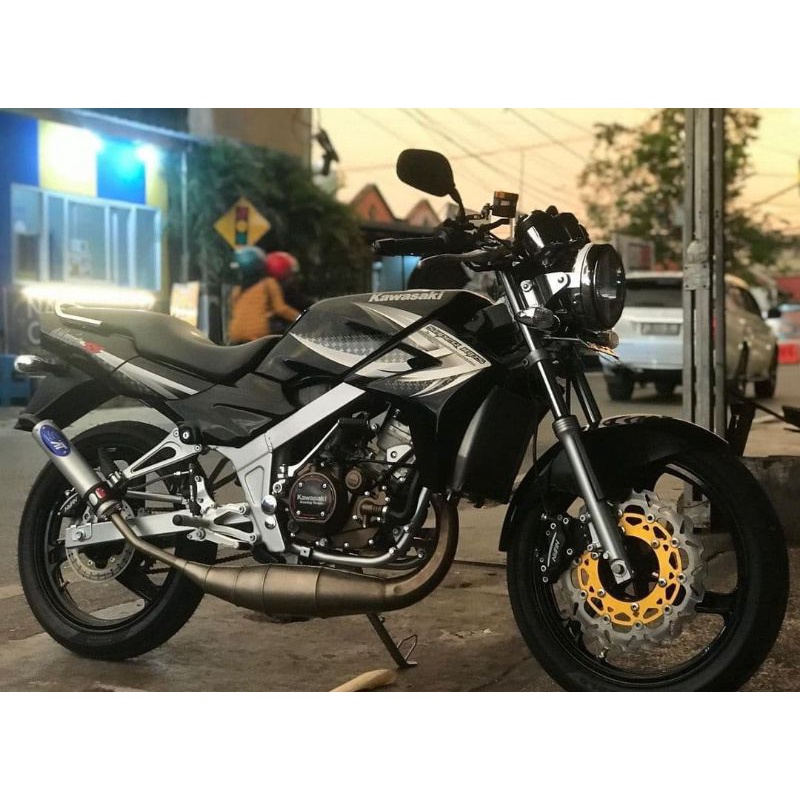 Striping lis sticker standar ori Kawasaki Ninja ss 2012 hitam striping ninja ss 2012