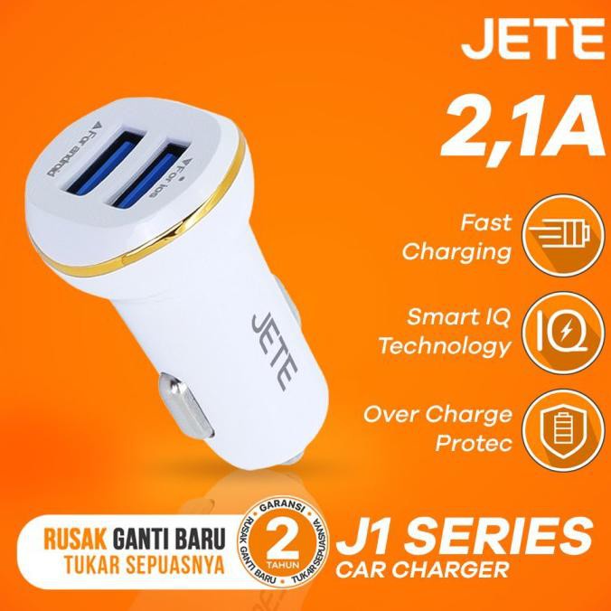 CAR CHARGER JETE PLUG IN J1 2.4A - ORIGNIAL JETE