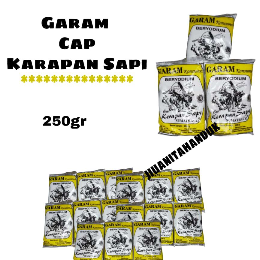 JH Garam Cap Karapan Sapi 250gr Termurah