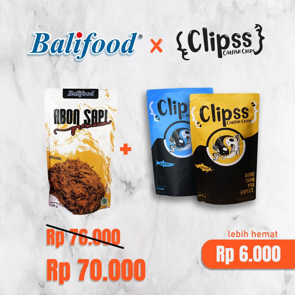 

Clipss x Balifood (Paket Abon)