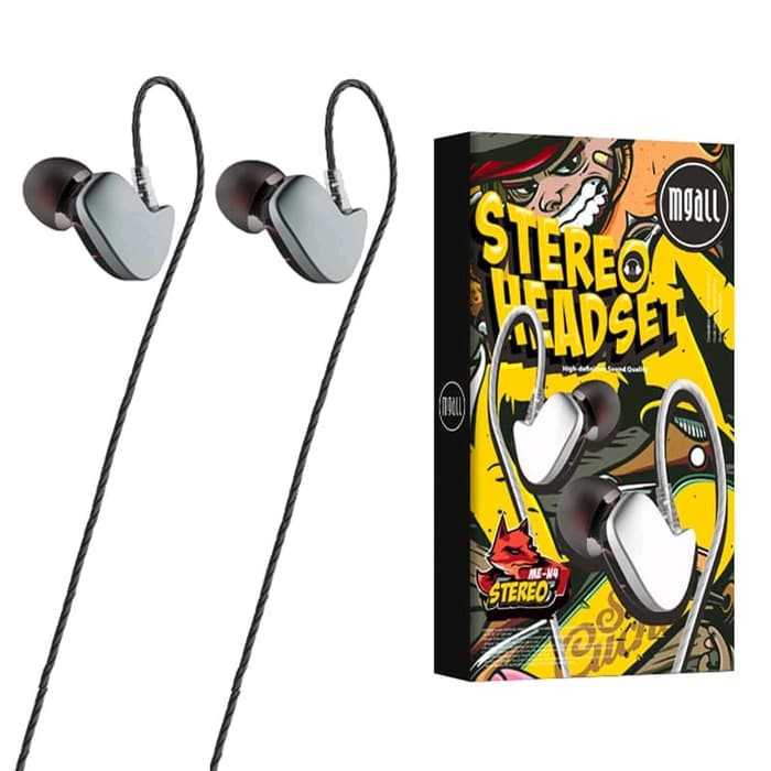 [COD] HEADSET MAOKE ME-N4 In-Ear With EMSS KUALITAS TERBAIK