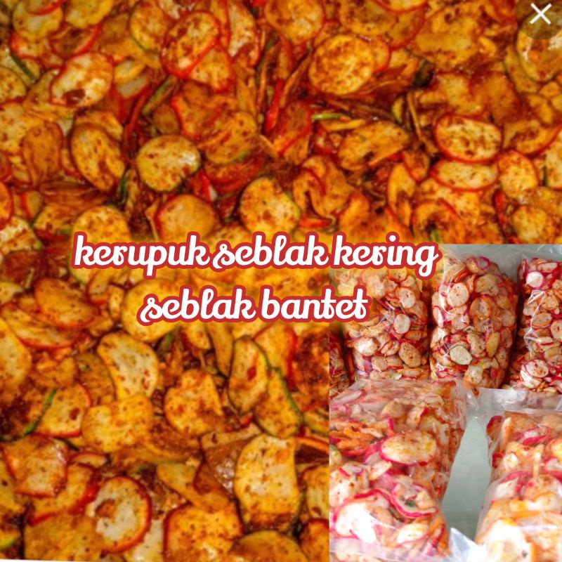 

Seblak kering/Kerupuk Seblak Bantet