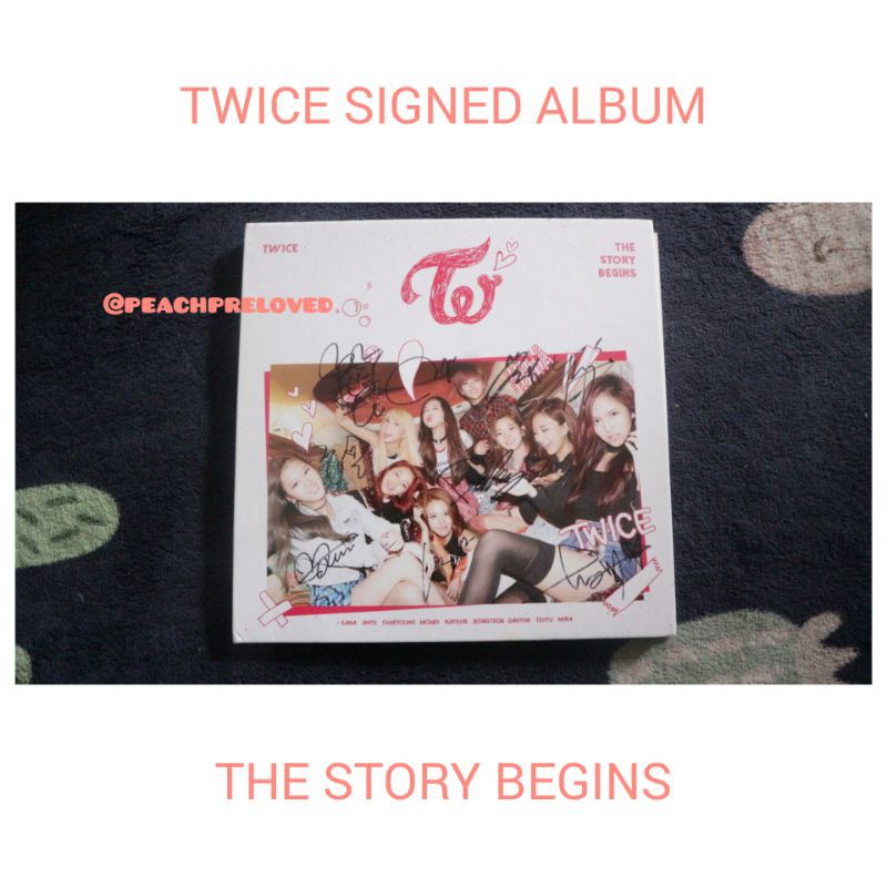 TWICE Signed Album - The Story Begins