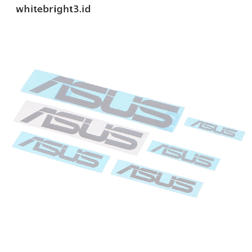 (whitebright3.id) Stiker Logo Asus Laptop DIY Bahan Metal