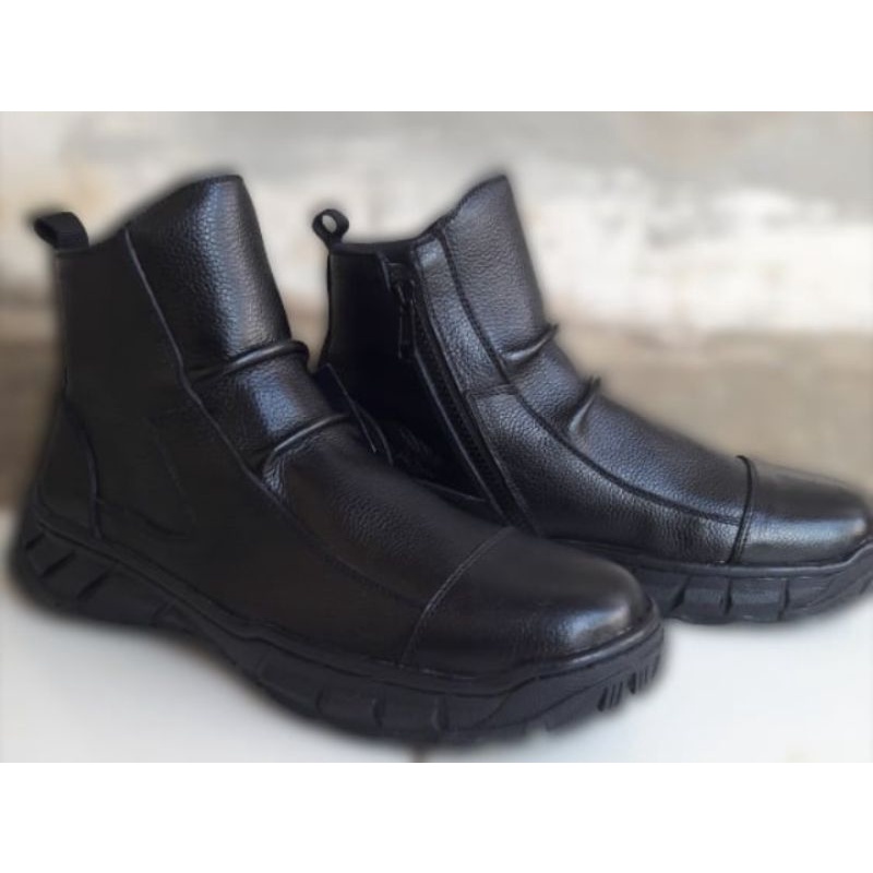 SEPATU PDH POLRI 100% KULIT JERUK ASLI SEPATU PDH DINAS SEPATU PDH MURAH