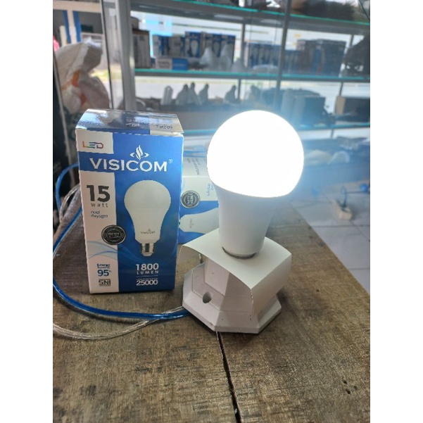 Lampu Led bulm  visicom 15 Watt Bulm Cool Daylight