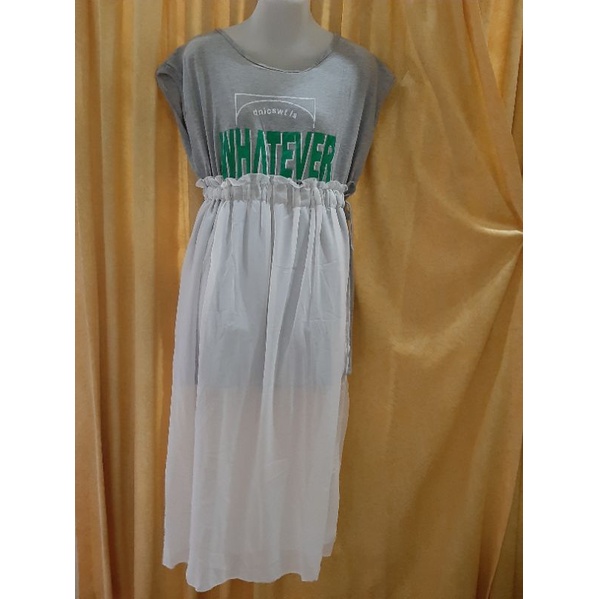 Mini Dress Simple Korea Import