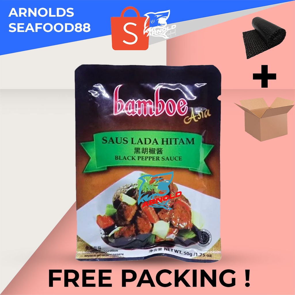

Bamboe Bumbu Saus Lada Hitam 50g / Black Pepper Sauce