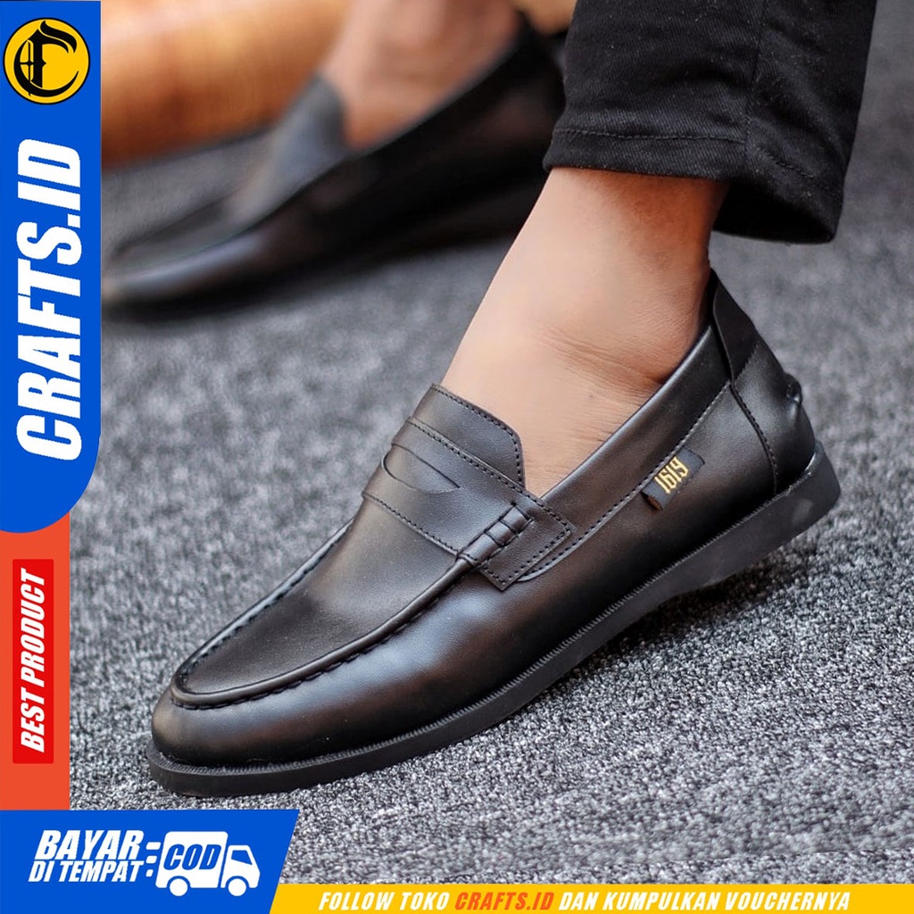 CRAFTS Pinne - Sepatu Formal Pria Oxford Pantofel