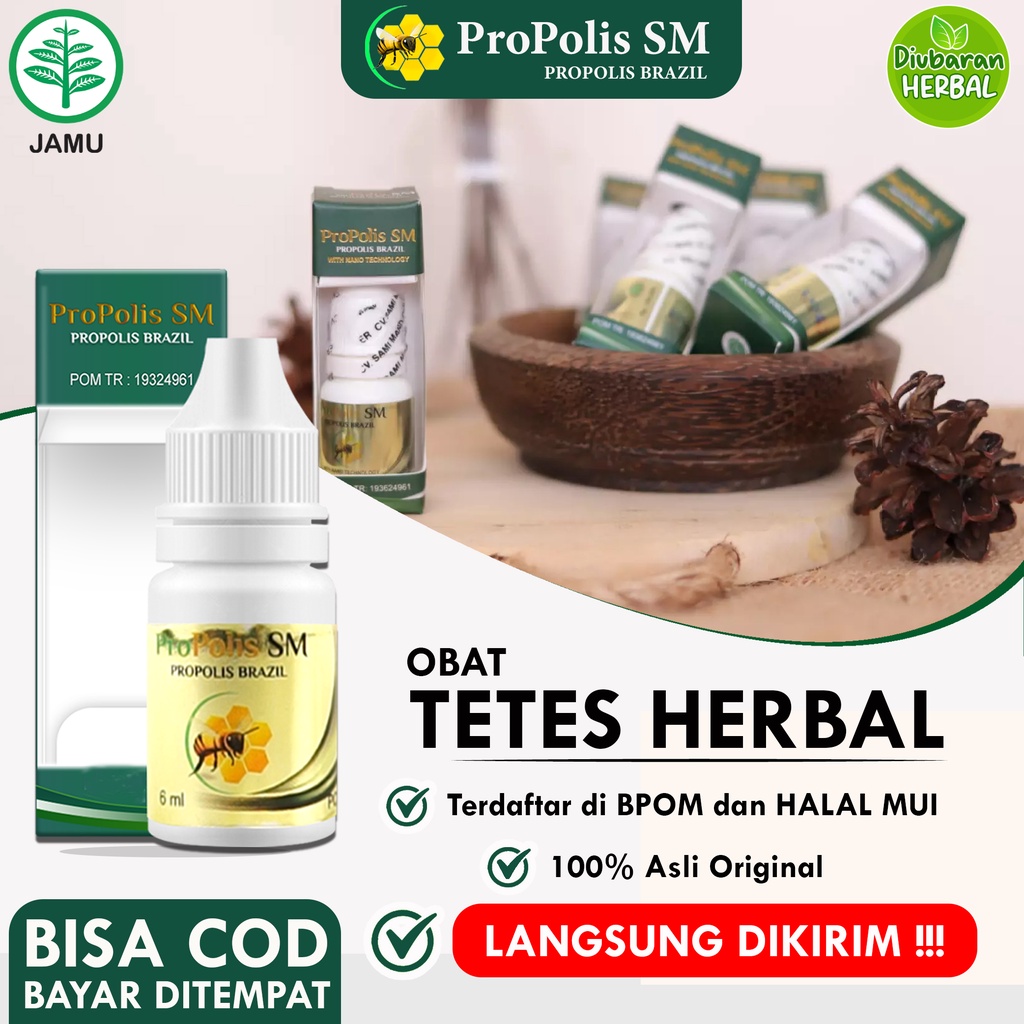 Jual Propolis Sm Brazilian Asli Original Obat Tetes Multikhasiat Isi Ml Shopee Indonesia