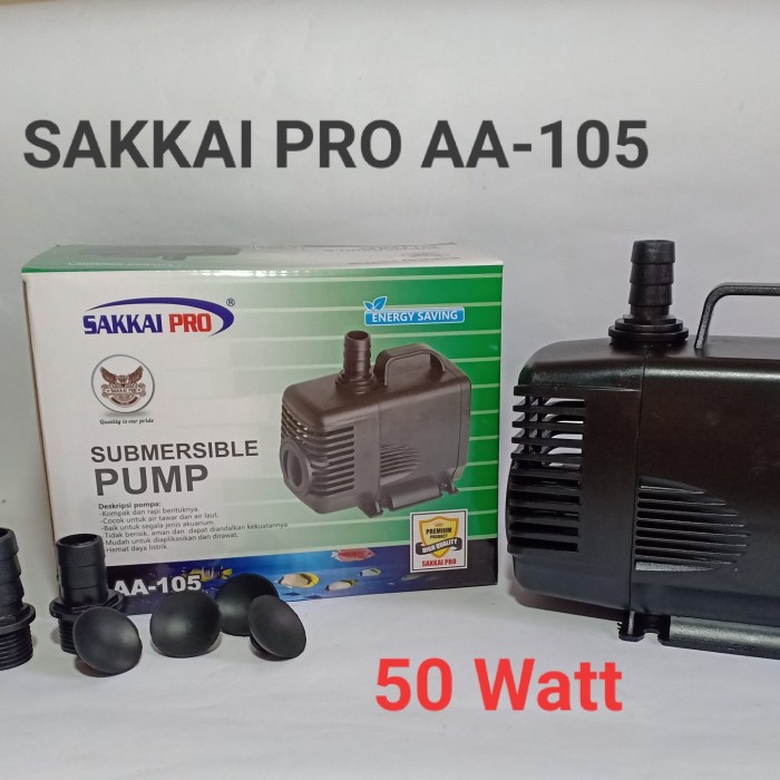 Pompa Air Aquarium Sakkai Pro Aa-105/Pompa Aquarium Hemat Energi