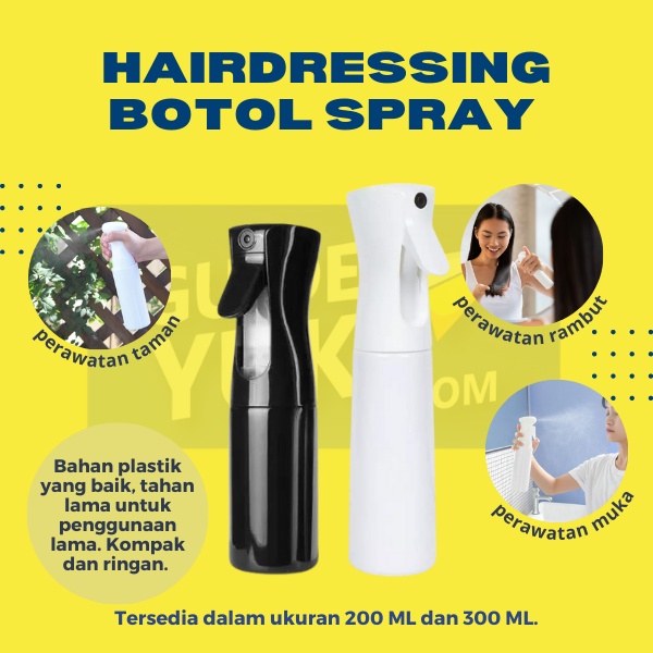 Botol Semprotan Spray Tanaman 200 ml 300 ml Botol Semprotan Air Botol Semprot Barbershop Parfum Disinfectant