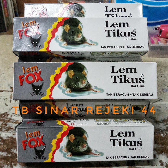 

LEM TIKUS Merek FOX Tube 75 Gram RAT GLUE