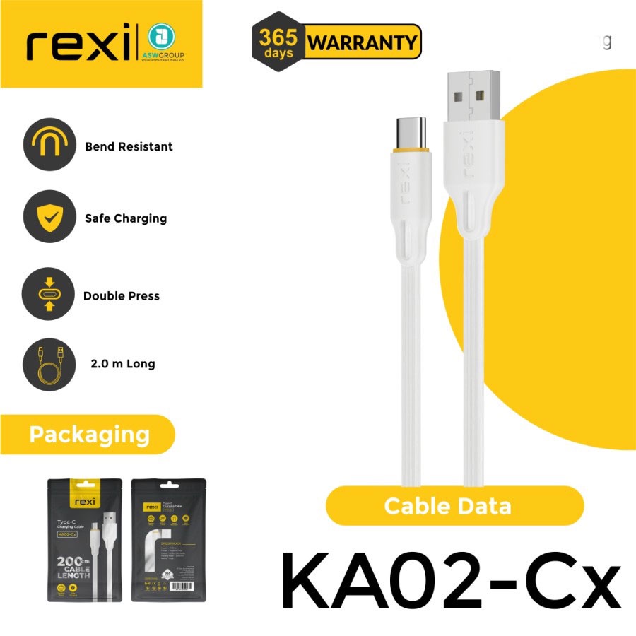 KABEL TYPE C REXI FAST CHARGING 2.4A KA02-CX