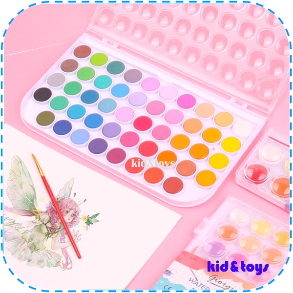

Cat Air Solid Cat Lukis 1 Set Cat Air Padat Water Color Cake