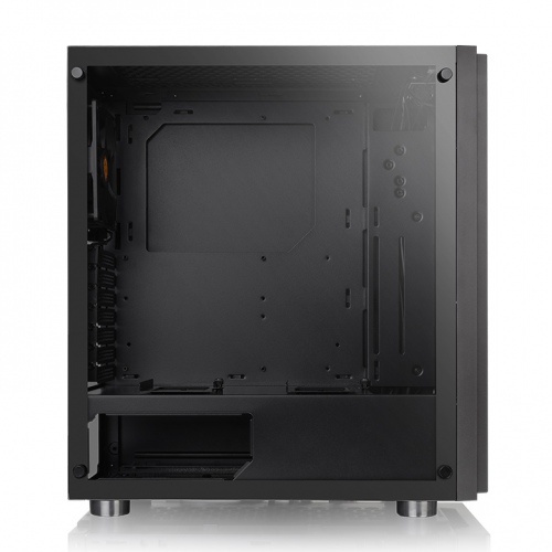 THERMALTAKE H100 TG Black | PC Case Mid Tower Black Casing