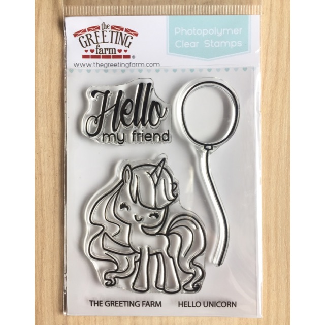 

The Greeting Farm - Hello Unicorn Clear Stamps